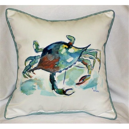 Betsy Drake HJ105 Betsy's Crab Art Only Pillow 18x18